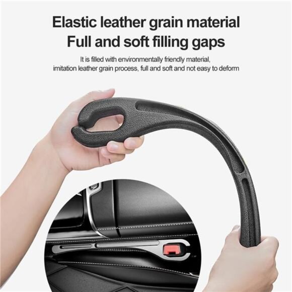 2PCS Car Seat Gap Filler Organizer with Phone Holder,[Upgrade Version] Car Seat - Picture 5 of 7
